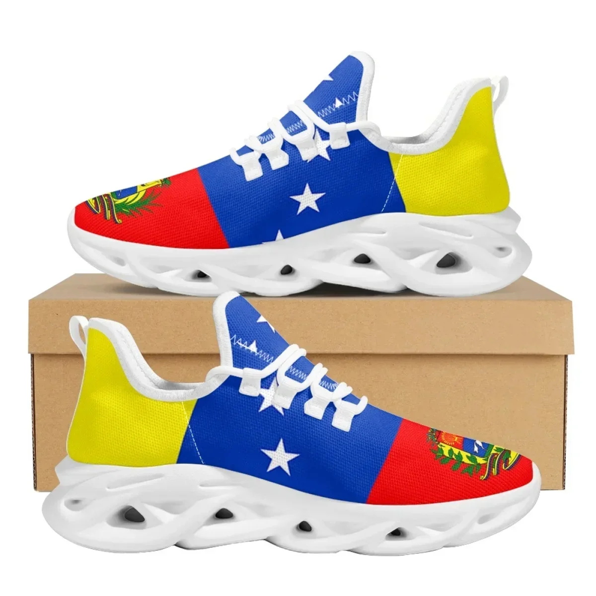 Table Tennis Men - Venezuela Flag Sneakers for Womens Mens