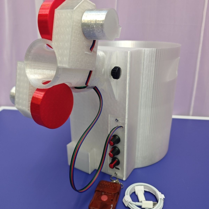 Table Tennis Gun - Adjustable Table Tennis Serve Machine Large