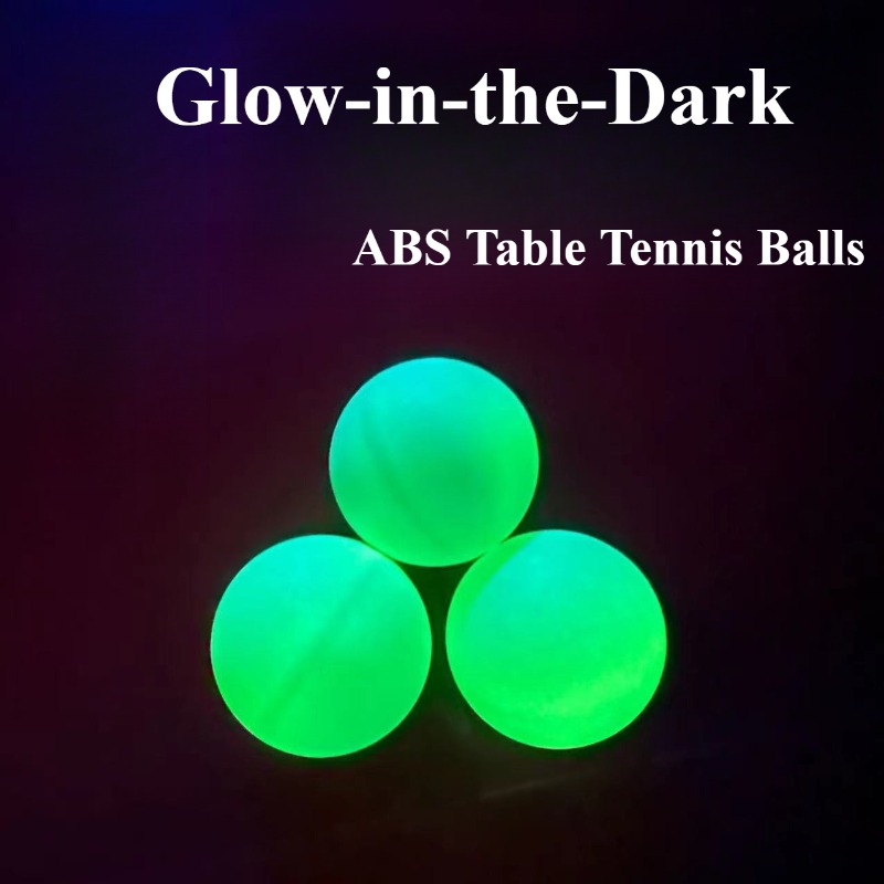 Table Tennis How To Play - Luminous Table Tennis Balls Glow-in-the-Dark Balls
