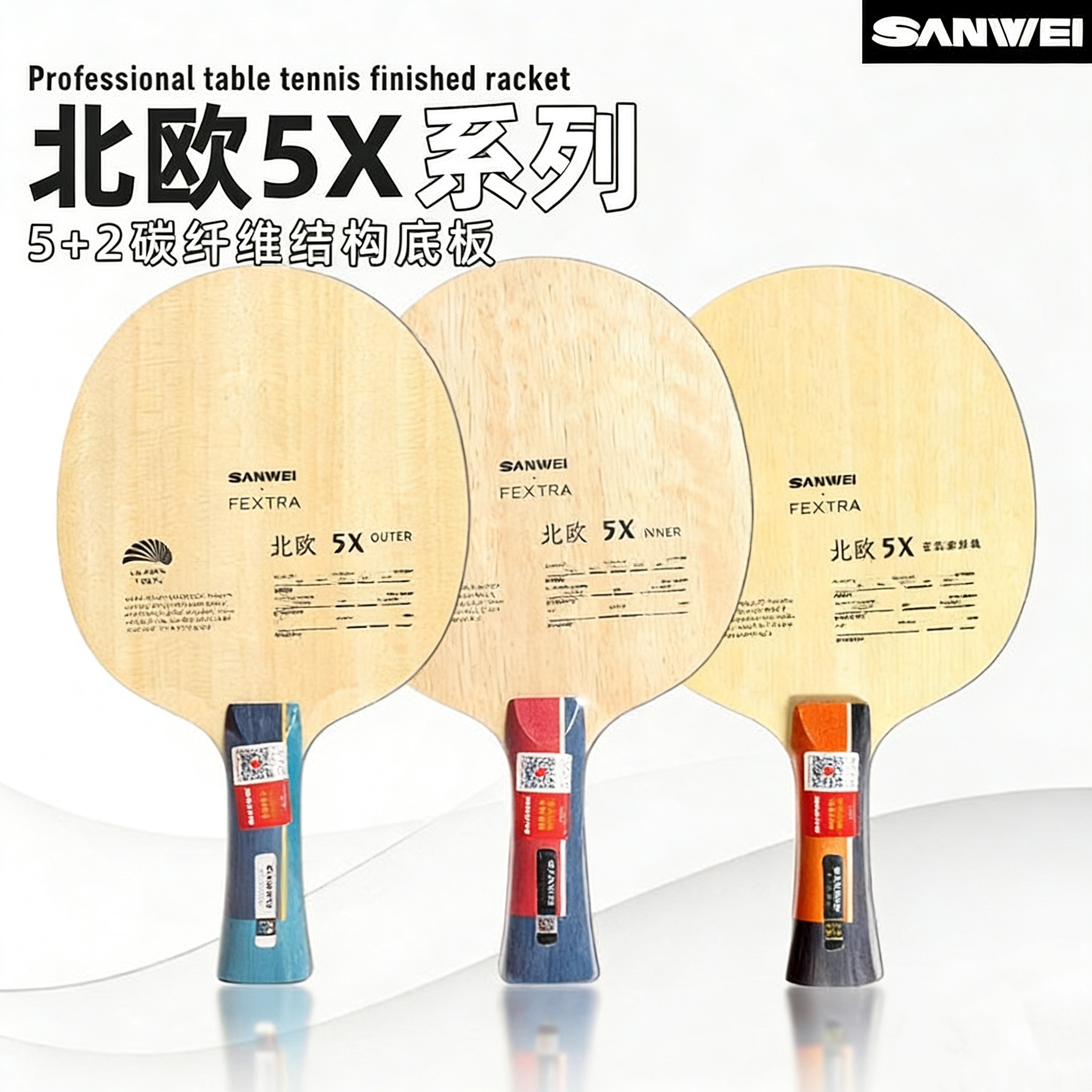 Table Tennis Defense - SANWEI FEXTRA 5X Table Tennis Blade