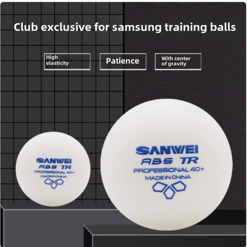 Table Tennis How To Play - 100 pcs Sanwei New Materials Plastic