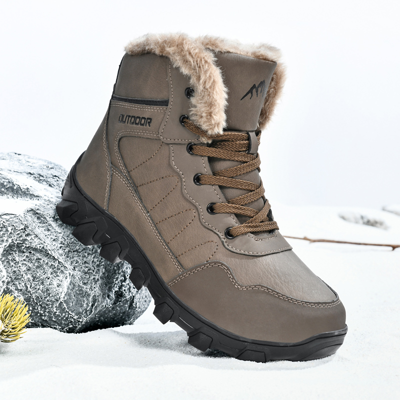 Table Tennis Men - Men's Winter Boots Warm Waterproof Non-Slip