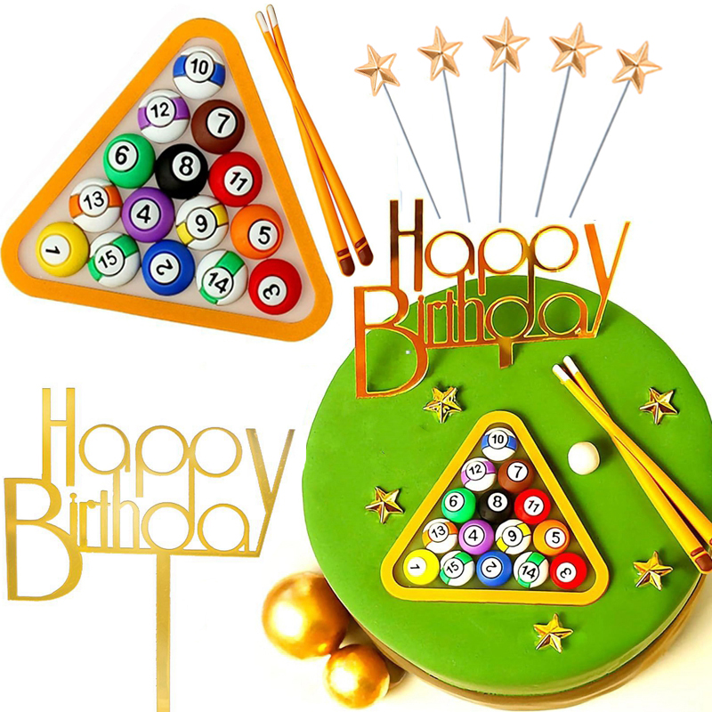 Table Tennis For Kids - Billiard Ball Cake Decoration Boy Kid