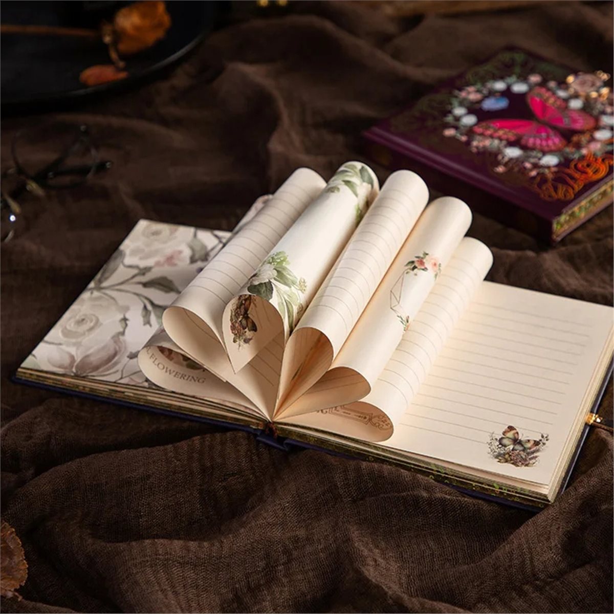 Butterfly Rubber Sheet - 【New User-Coupon!】Gothic Fairy Tale Butterfly Hardcover