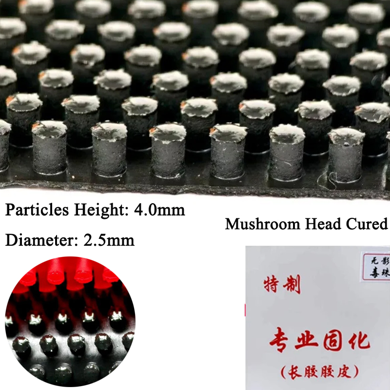 Table Tennis Head To Head - Ultra-large Particles Table Tennis Rubber Mushroom-head