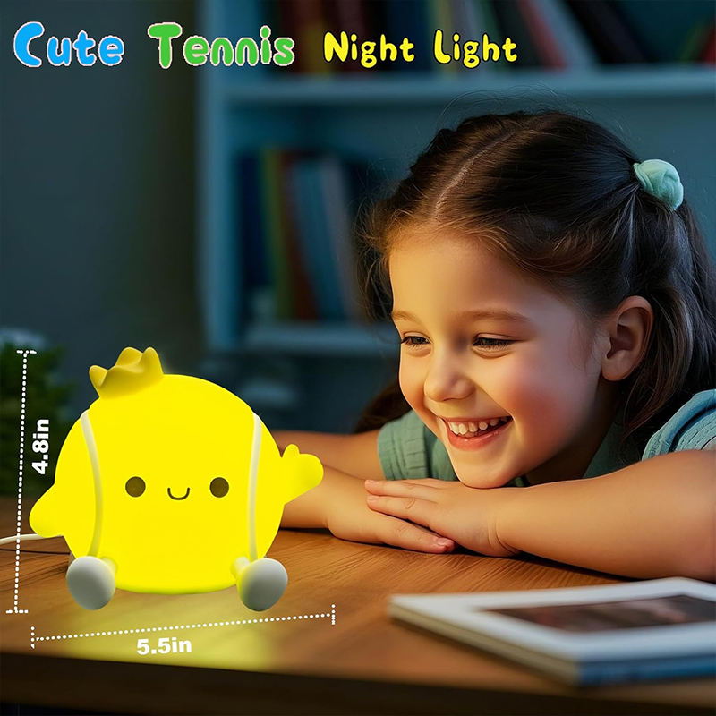 Cute Tennis Night Light Silico - Table Tennis For Kids ulasan dan harga