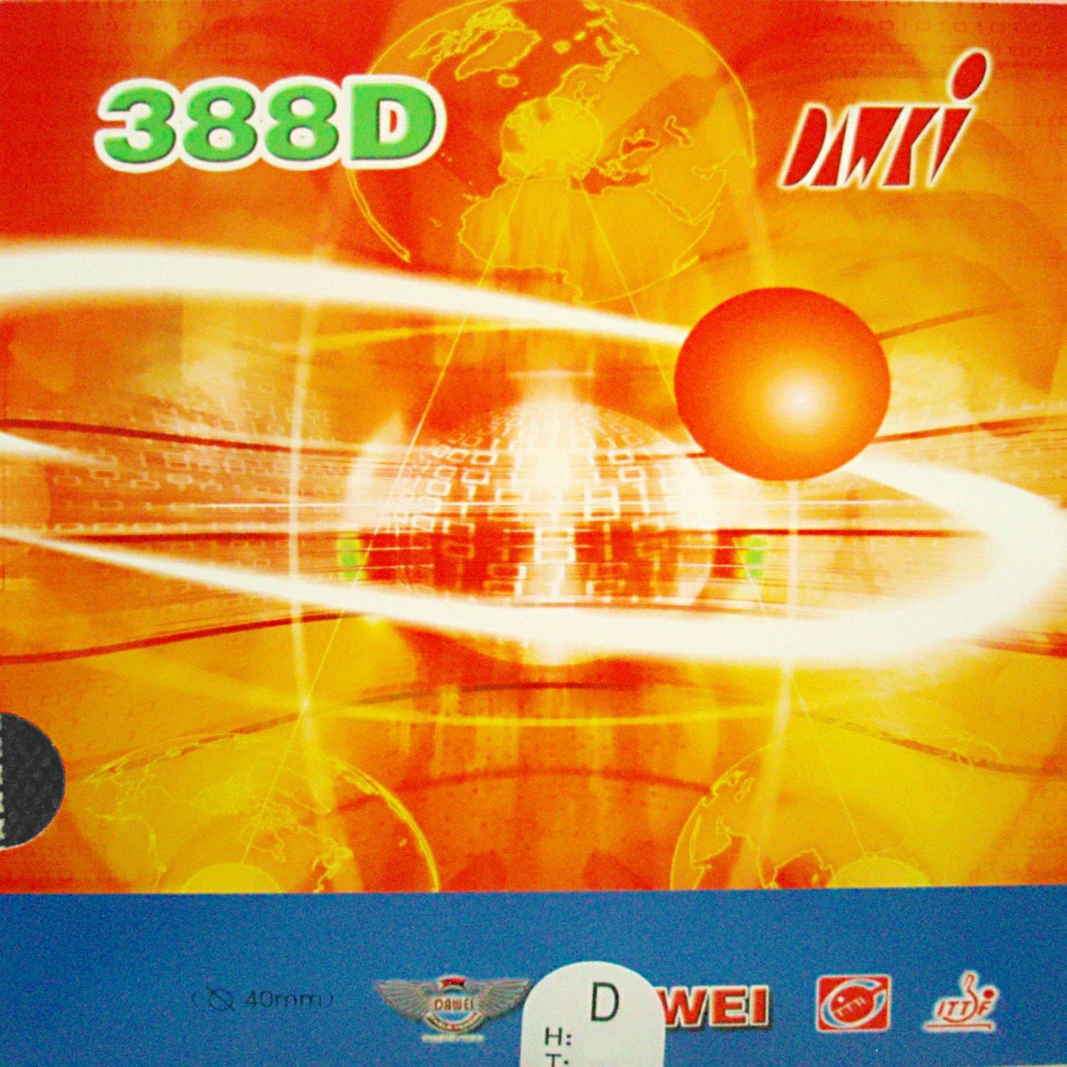 Original dawei 388D strange lo - Table Tennis Defense ulasan dan harga