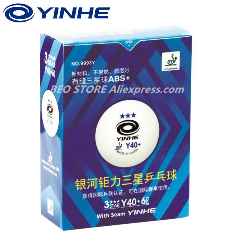 60 balls YINHE 3-star Y40+ H40 - Table Tennis How To Play ulasan dan harga