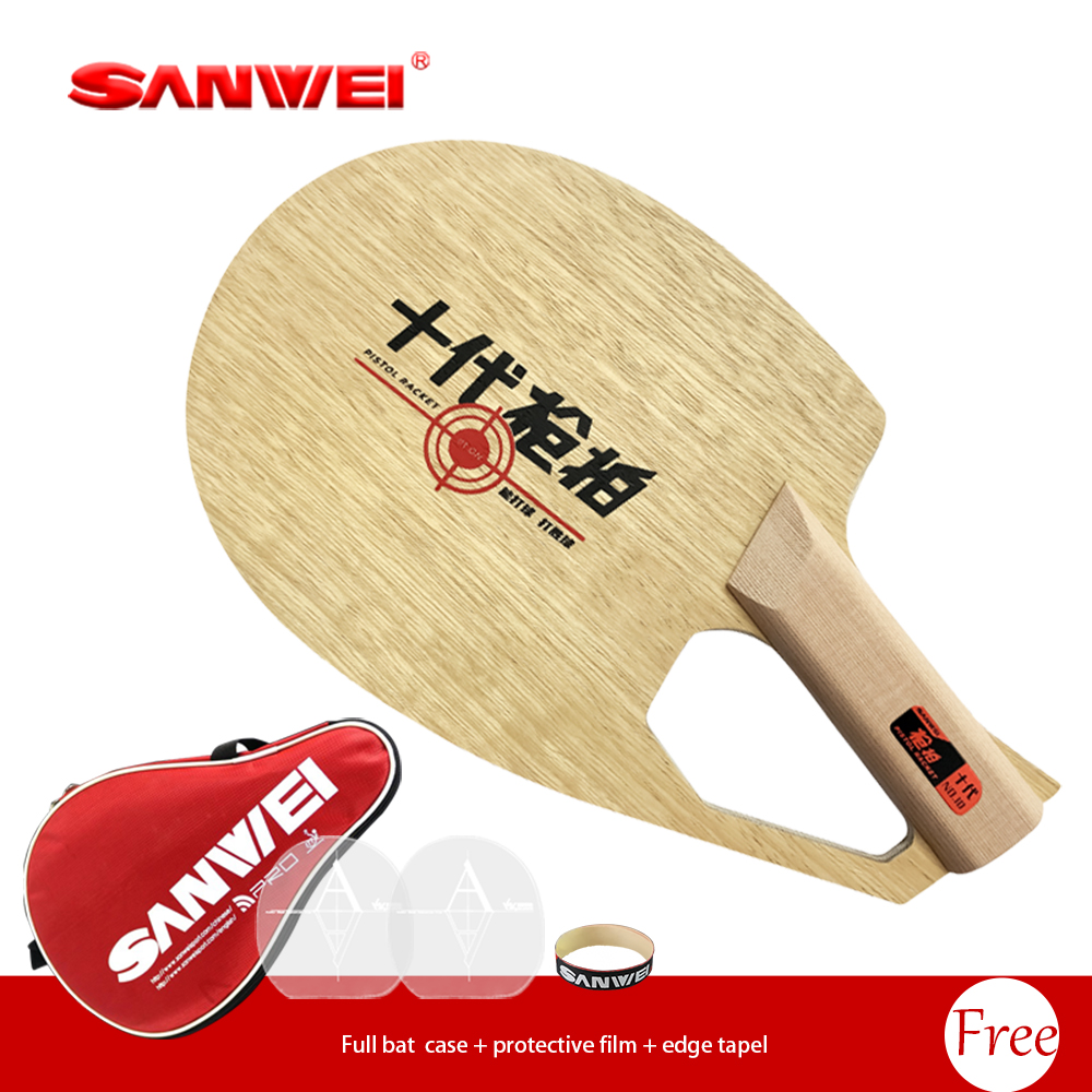 Original SANWEI Patented Pisto - Table Tennis Racket ulasan dan harga