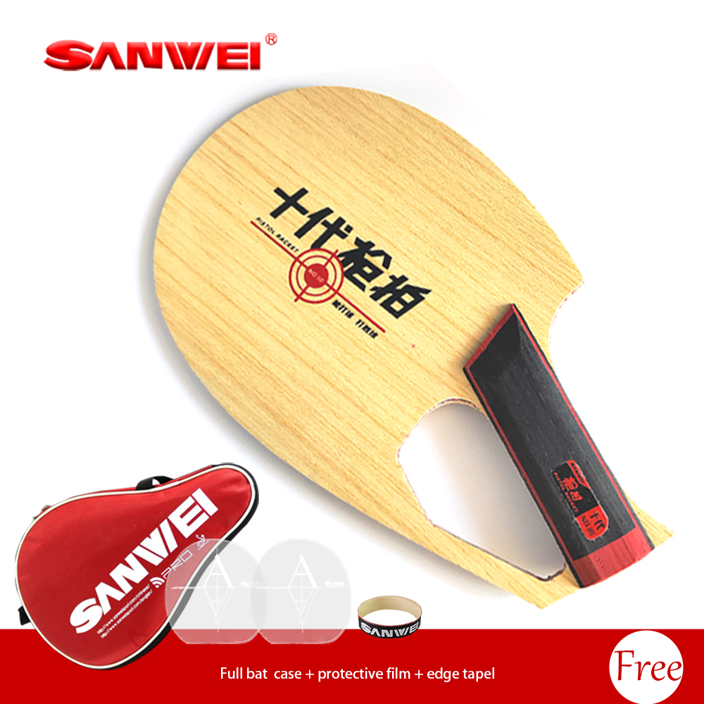 Original SANWEI Patented Pisto - Table Tennis Racket ulasan dan harga