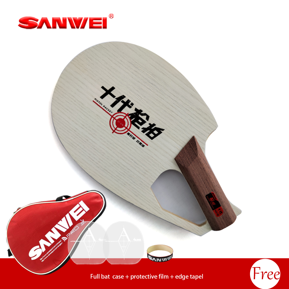 Original SANWEI Patented Pisto - Table Tennis Racket ulasan dan harga