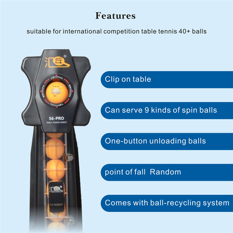 HUIPANG S6-PRO Table Tennis Ro - Table Tennis Gun ulasan dan harga
