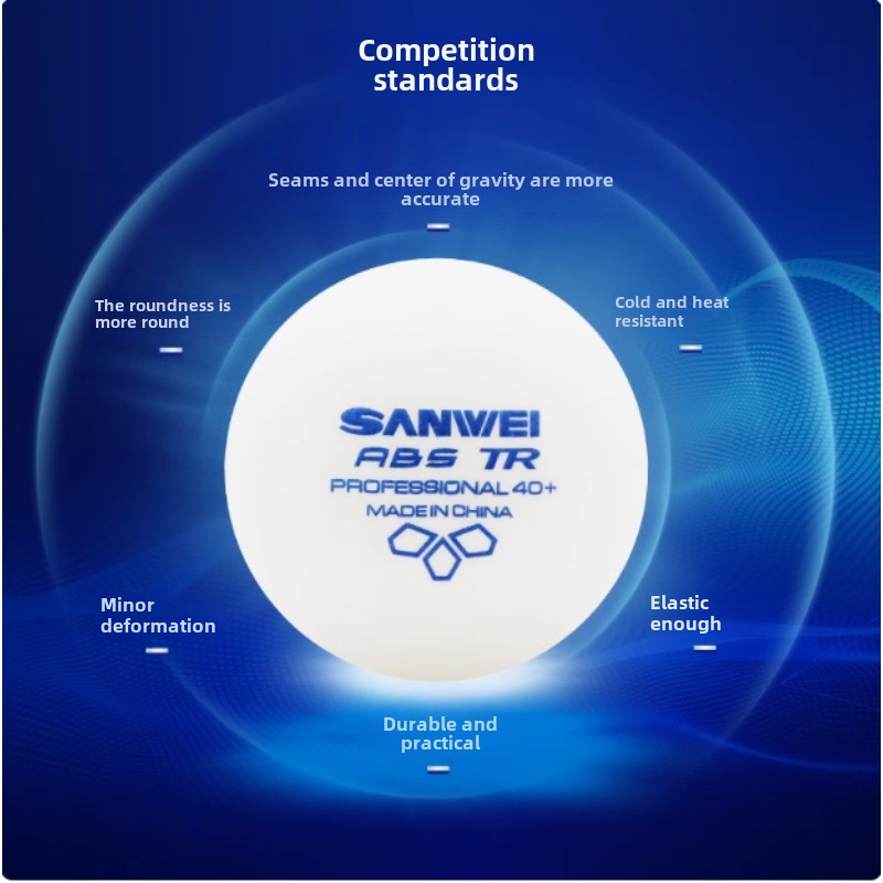 100 pcs Sanwei New Materials P - Table Tennis How To Play ulasan dan harga