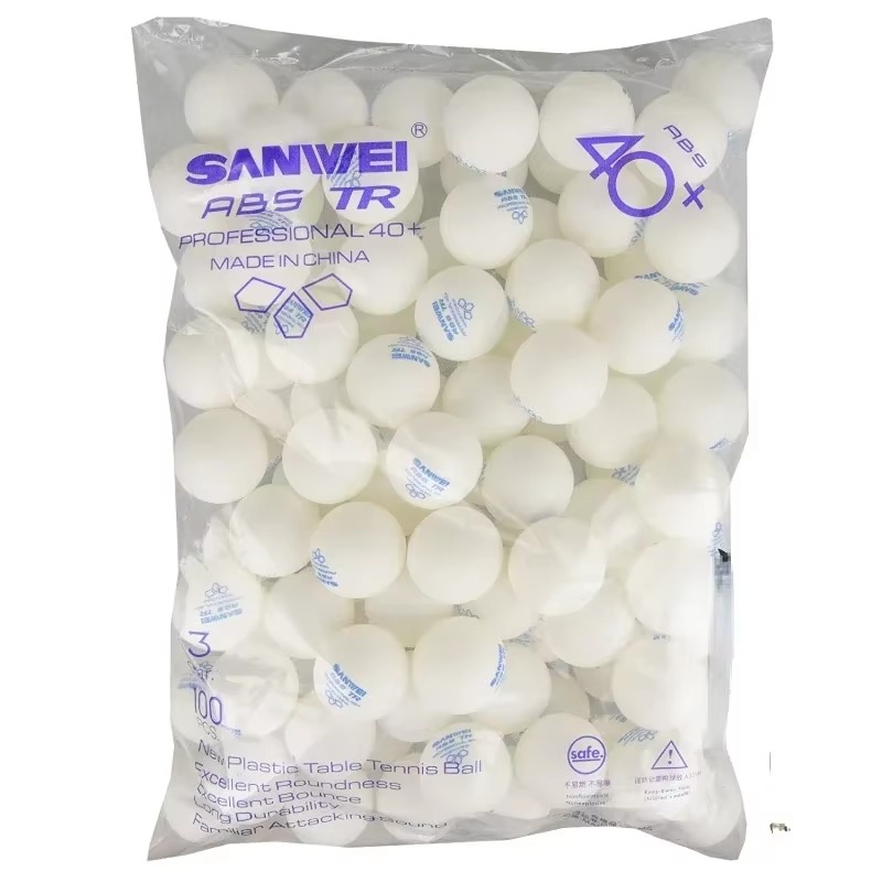 100 pcs Sanwei New Materials P - Table Tennis How To Play ulasan dan harga