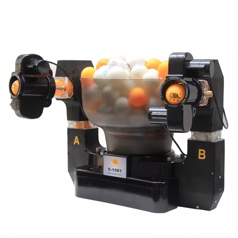 S1001 Double-head Multi-rotati - Table Tennis Gun ulasan dan harga