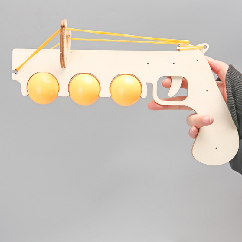 DIY Wooden 3D Puzzle Table Ten - Table Tennis Gun ulasan dan harga