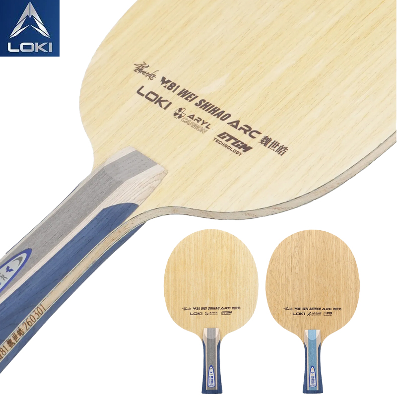 LOKI W81 Series Wei Shihao Tab - Table Tennis Racket ulasan dan harga