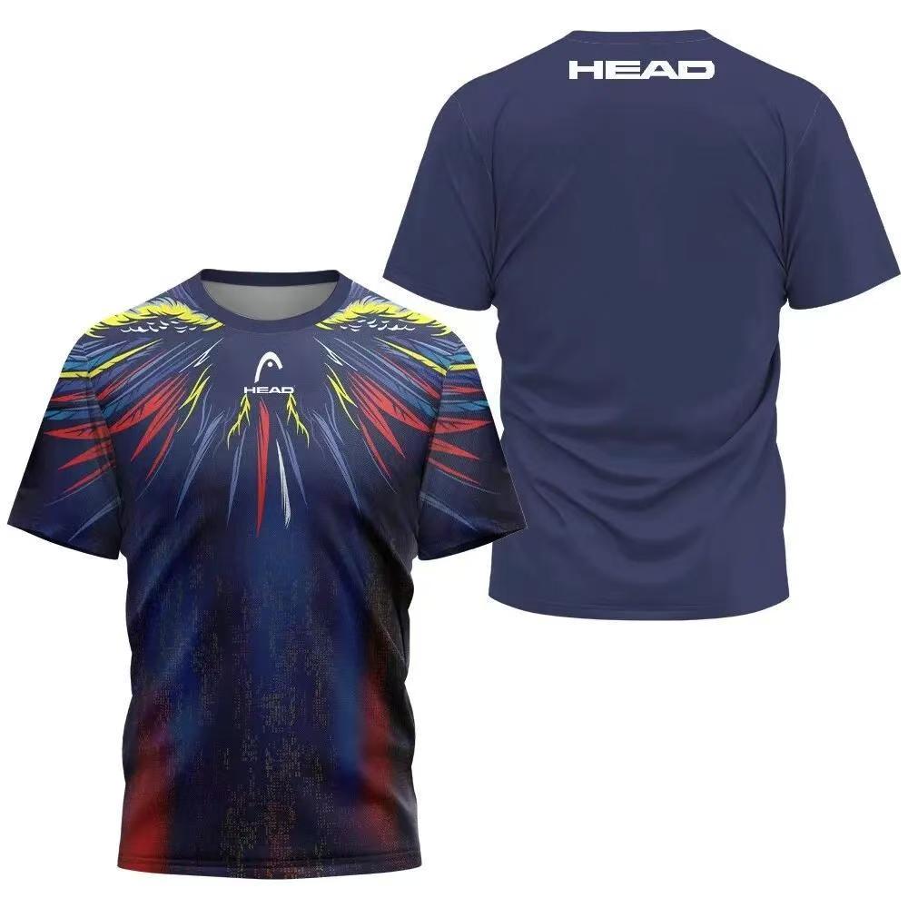 Summer Breathable Mens T Shirt - Table Tennis Head To Head ulasan dan harga