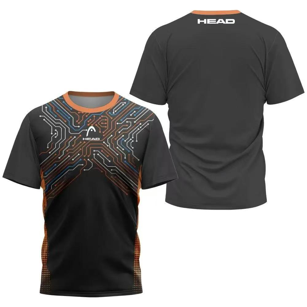 Summer Breathable Mens T Shirt - Table Tennis Head To Head ulasan dan harga