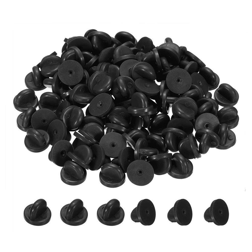 50/100/200 Pair Rubber Pin Bac - Butterfly Rubber Sheet ulasan dan harga
