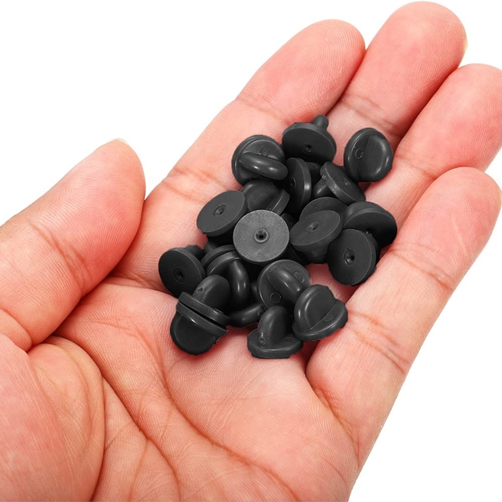50/100/200 Pair Rubber Pin Bac - Butterfly Rubber Sheet ulasan dan harga