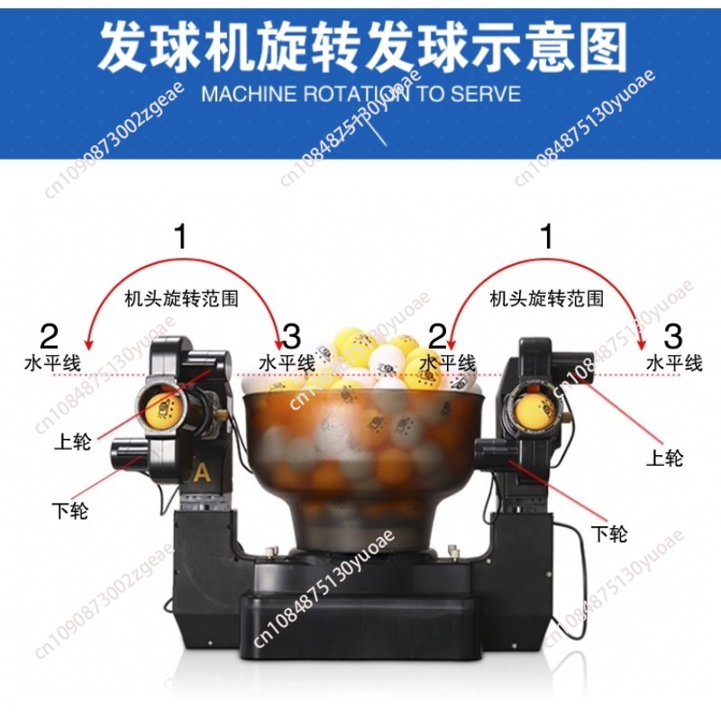 Double-head table tennis servi - Table Tennis Head To Head ulasan dan harga