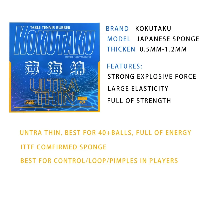 KOKUTAKU Ultra Thin Table Tenn - Table Tennis Machine ulasan dan harga