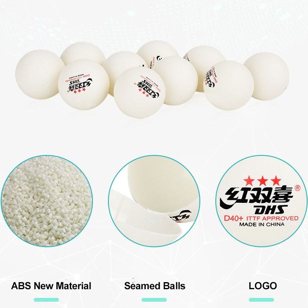 DHS D40+ DJ40+ Ping Pong Balls - Table Tennis How To Play ulasan dan harga