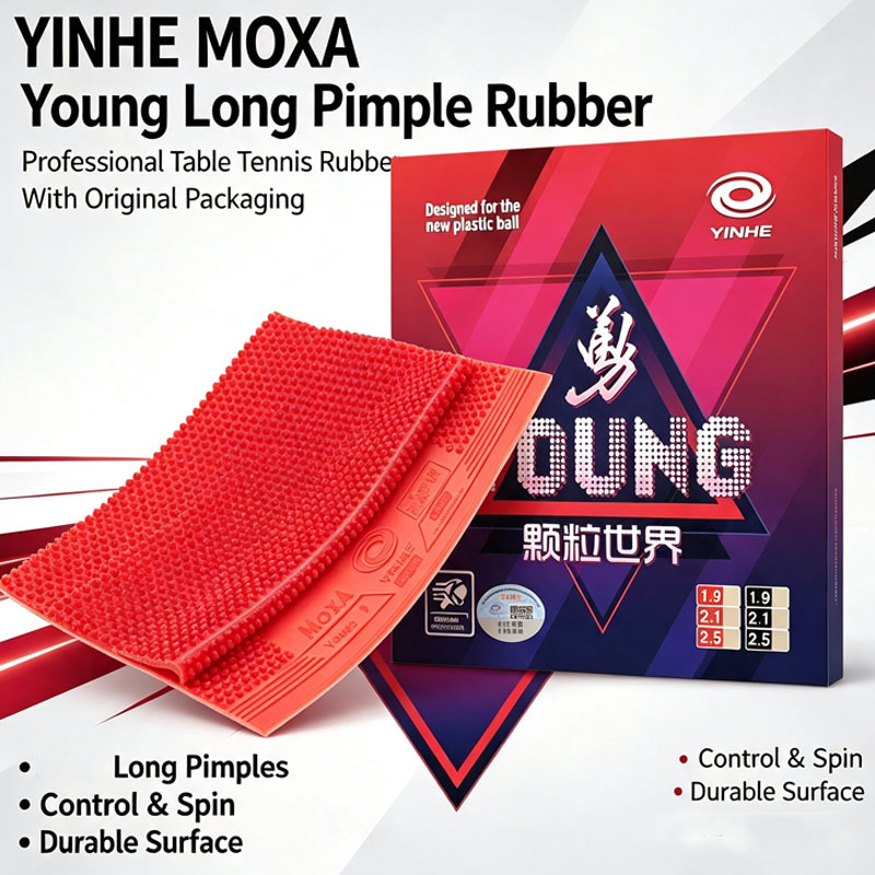 Original YINHE YOUNG Long Pips - Table Tennis Defense ulasan dan harga