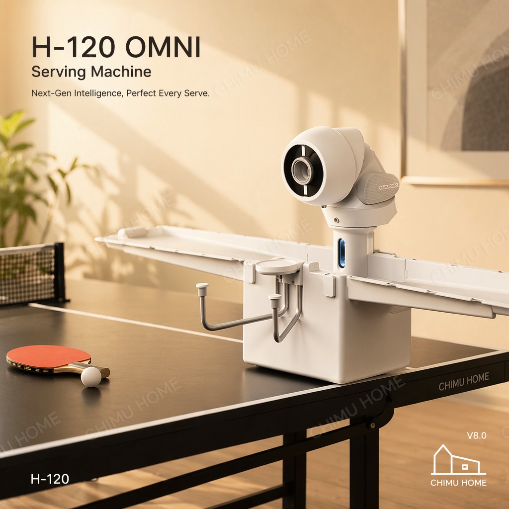 【CHIMU HOME】OMNI Smart Table T - Table Tennis Machine ulasan dan harga
