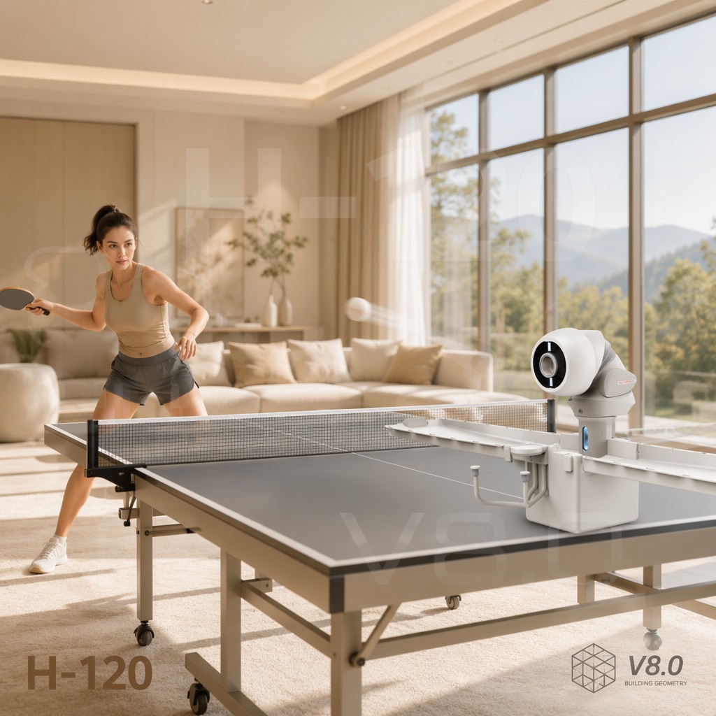 【CHIMU HOME】OMNI Smart Table T - Table Tennis Machine ulasan dan harga